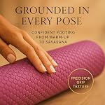 Shanti Diamond Series Yoga Mat - Diamond Shape to expand your Practise, UltraGrip surface, 4mm of High dencity Cushioning for, Yoga, Pilates, Stretching & Home fitness.
