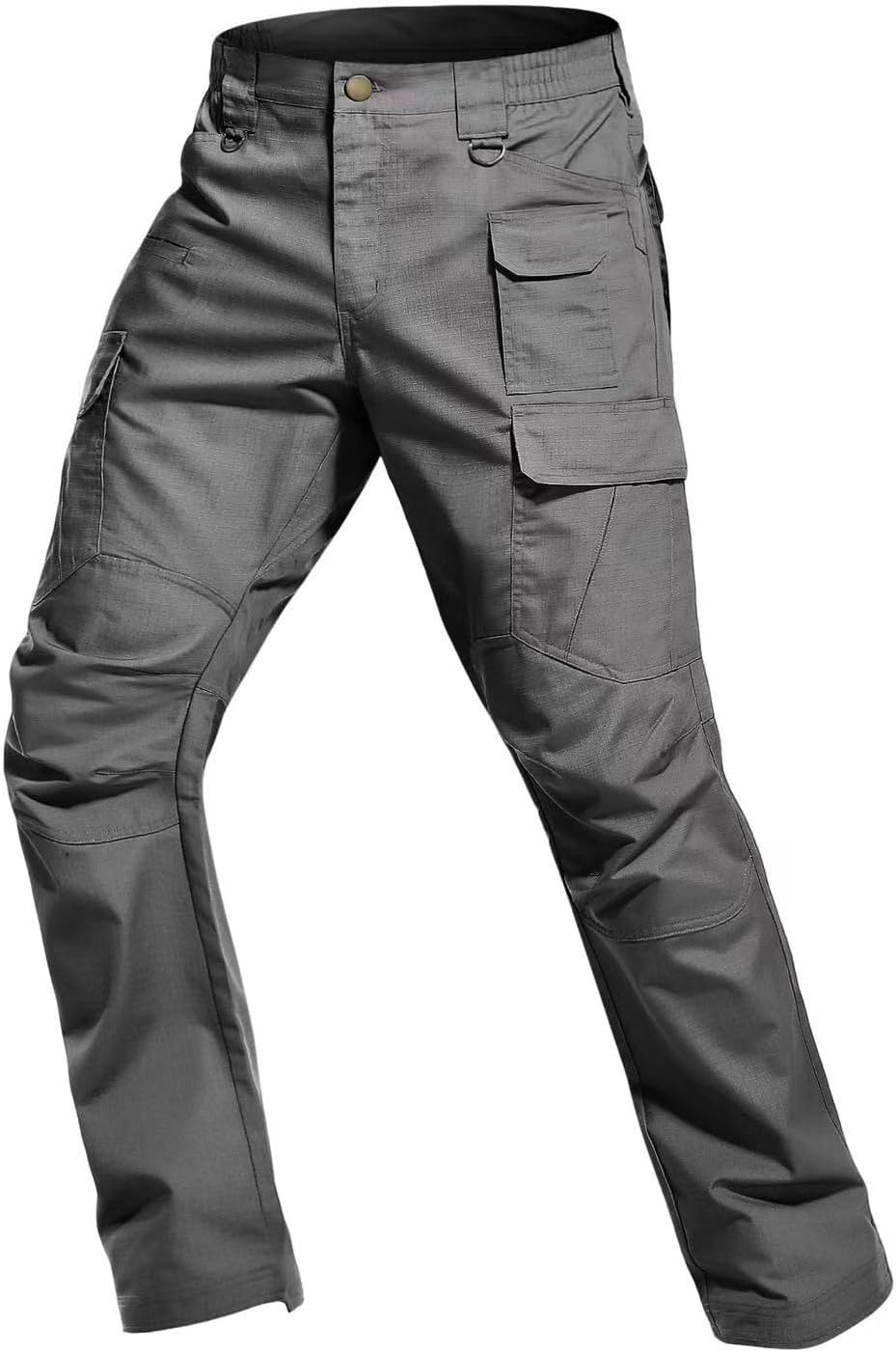 Men's Ripstop Tactical Pants Water Resistant Work Cargo Pants Outdoor Breathable Lightweight EDC Hiking Pants