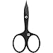 ZWILLING Beauty TWINOX Menâ€™s 2-in-1 Nail & Cuticle Scissors - Black Matte