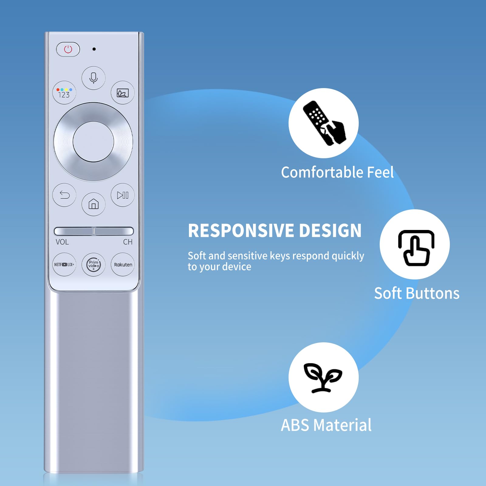 Nuovo BN59-01327B Telecomando vocale compatibile per Samsung Smart TV QLED QLC QLF RMCRMT1CP1 BN59-01311G BN59-01311B