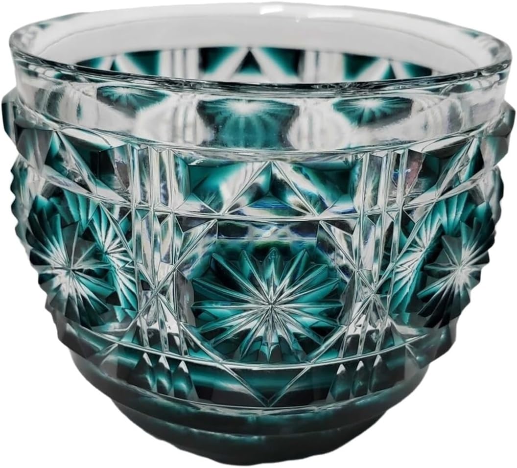 奇 尚古集成館 監修 薩摩ガラス工芸 / 復元 島津 薩摩切子 赤被せ