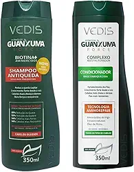 Kit Guanxuma Shampoo Antiqueda Force para Cabelos Oleosos & Condicionador Antiqueda – 350 ml