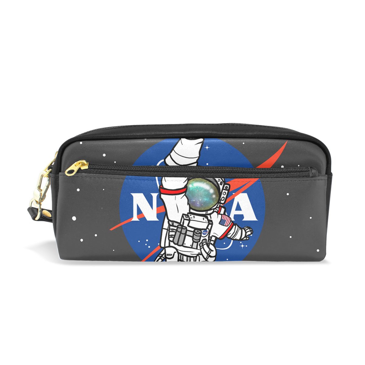 Pencil Case Hmbrothers Stylish Print Nasa Pattern Large Capacity