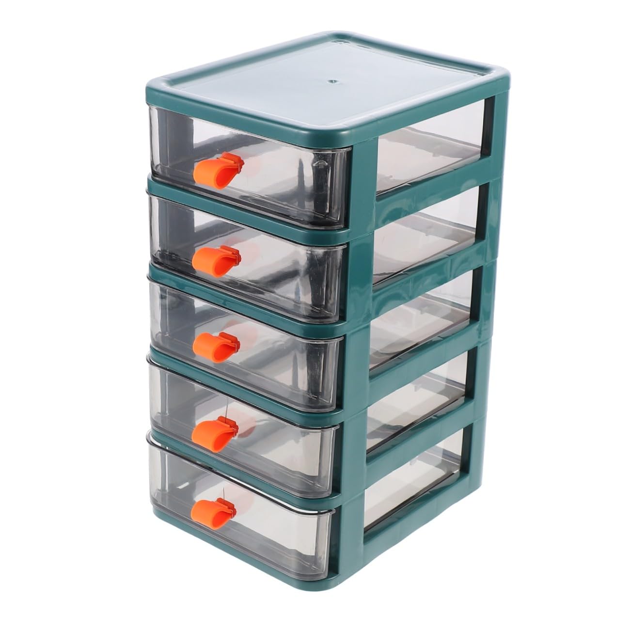 Organiseur de bureau Healvian en plastique vert apporte un style moderne au salon