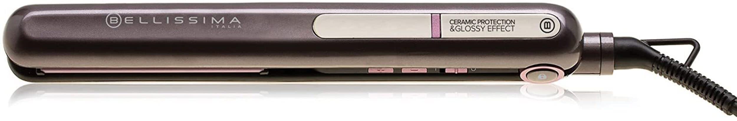 Bellissima Creativity B9 300 Lisseur, pour des Cheveux Lisses ou Bouclés, Revêtement en Céramique, Réglage de la Température de 150 à 230 °C, Système de Chauffe Rapide