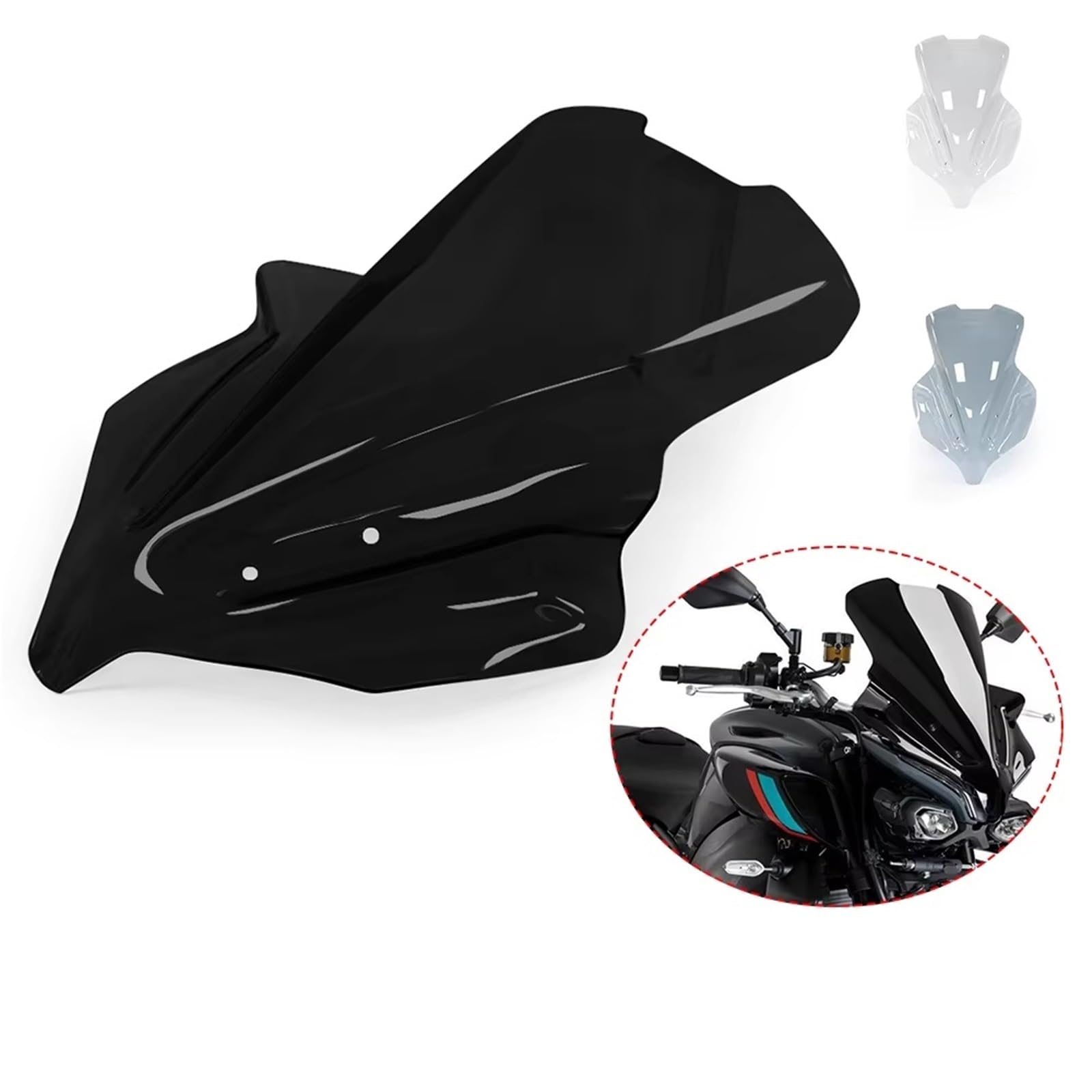 Deflettore Parabrezza Per MT10 Per SP 2022 Parabrezza Per Moto Parabrezza Deflettore Del Schermo Visiera In Vetro
