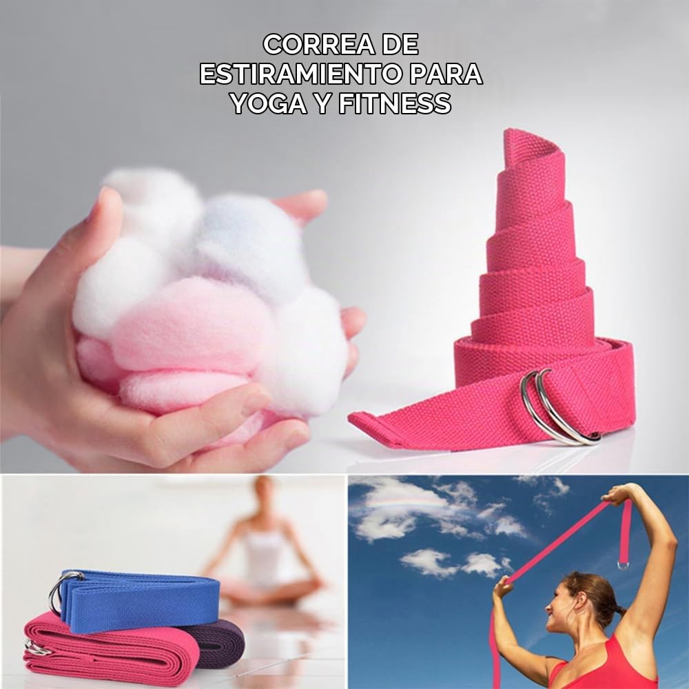 Genérico Kit de Pilates 8 Piezas - Aro, Pelota Pequeña, Cintas Elásticas para Musculación y Ejercicio en Casa