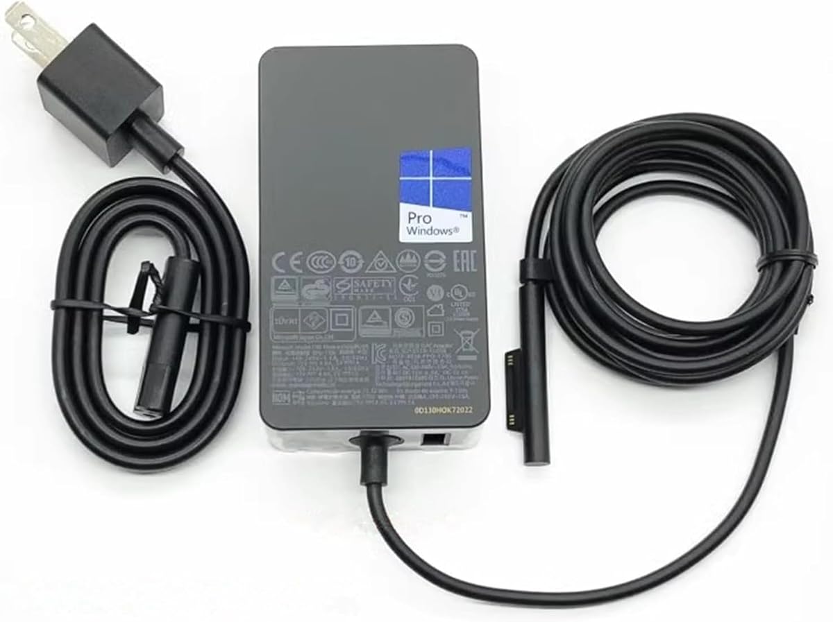 44W Charger Fit for Surface Pro Charger for Surface pro 7