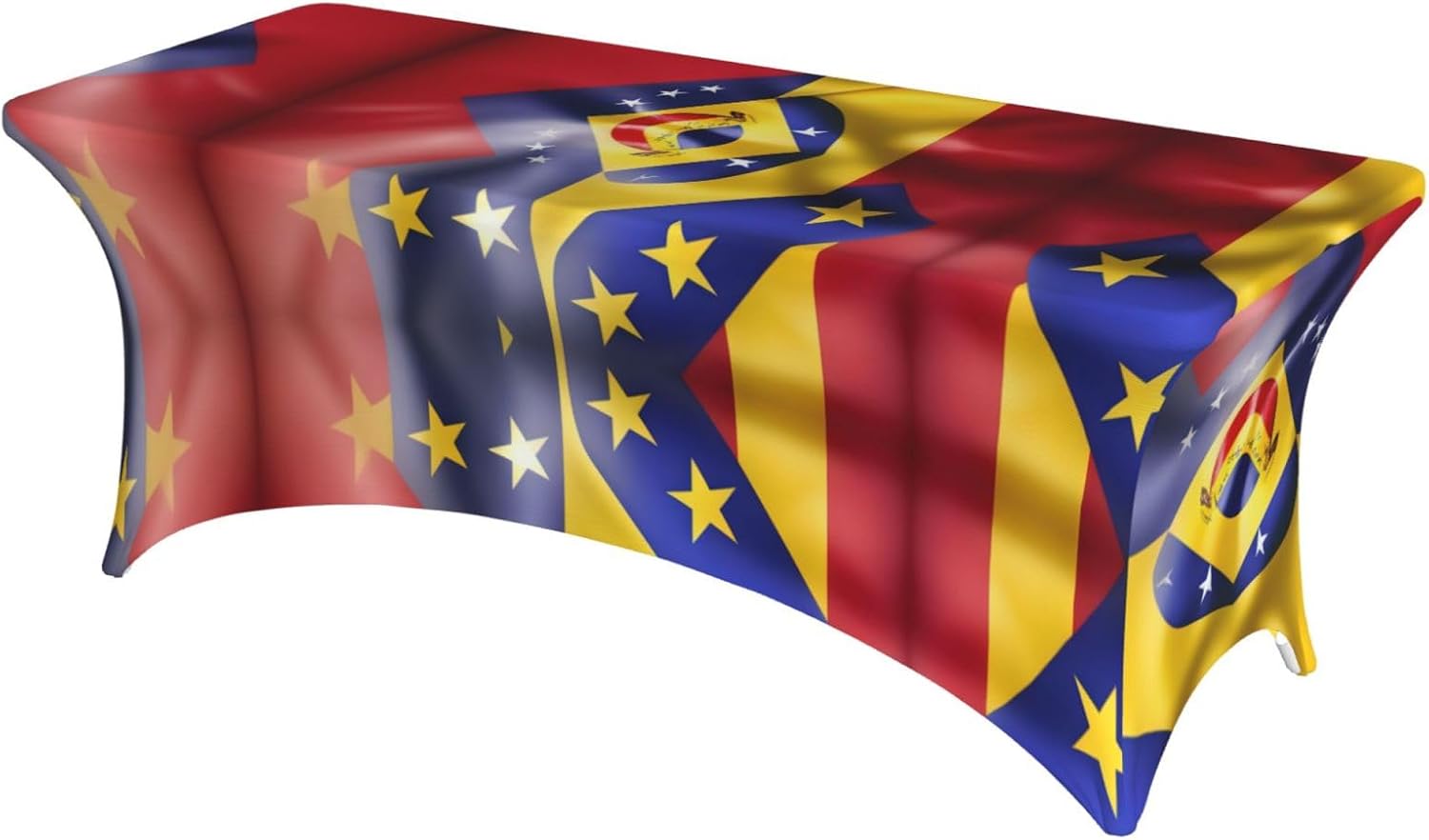 Flag of Venezuela Print Table Cover Rectangular Tablecloth for 6-Foot Tables for Wedding Banquets Outdoor