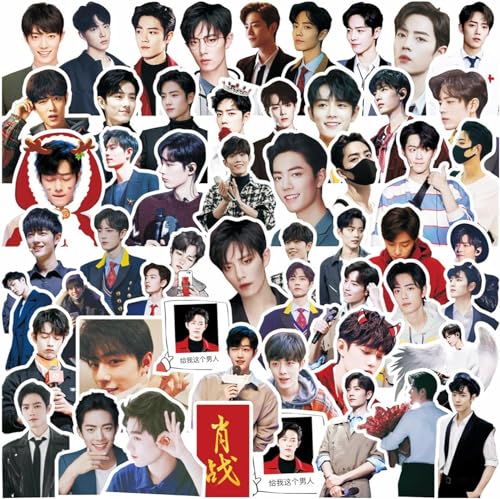 陳情令 シール 魔道祖師 王一博 肖戦 グッズ ステッカー 防水 ハンドアカウントステッカー 冷蔵庫 コンピューター スーツケース 贈り物 プレゼント (肖戦)