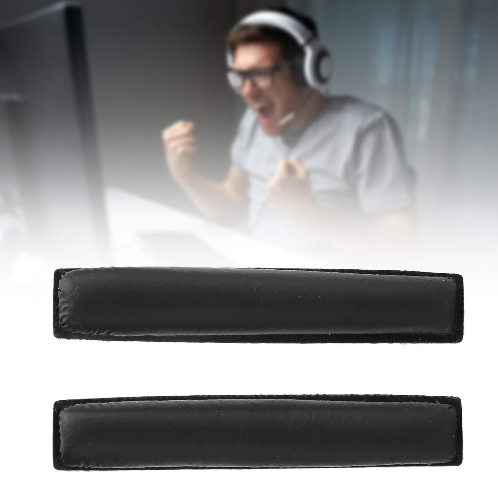 1 Pair Earpads & 2x Headband Pads for Sennheiser PX100-II PX200-II Black/Grey