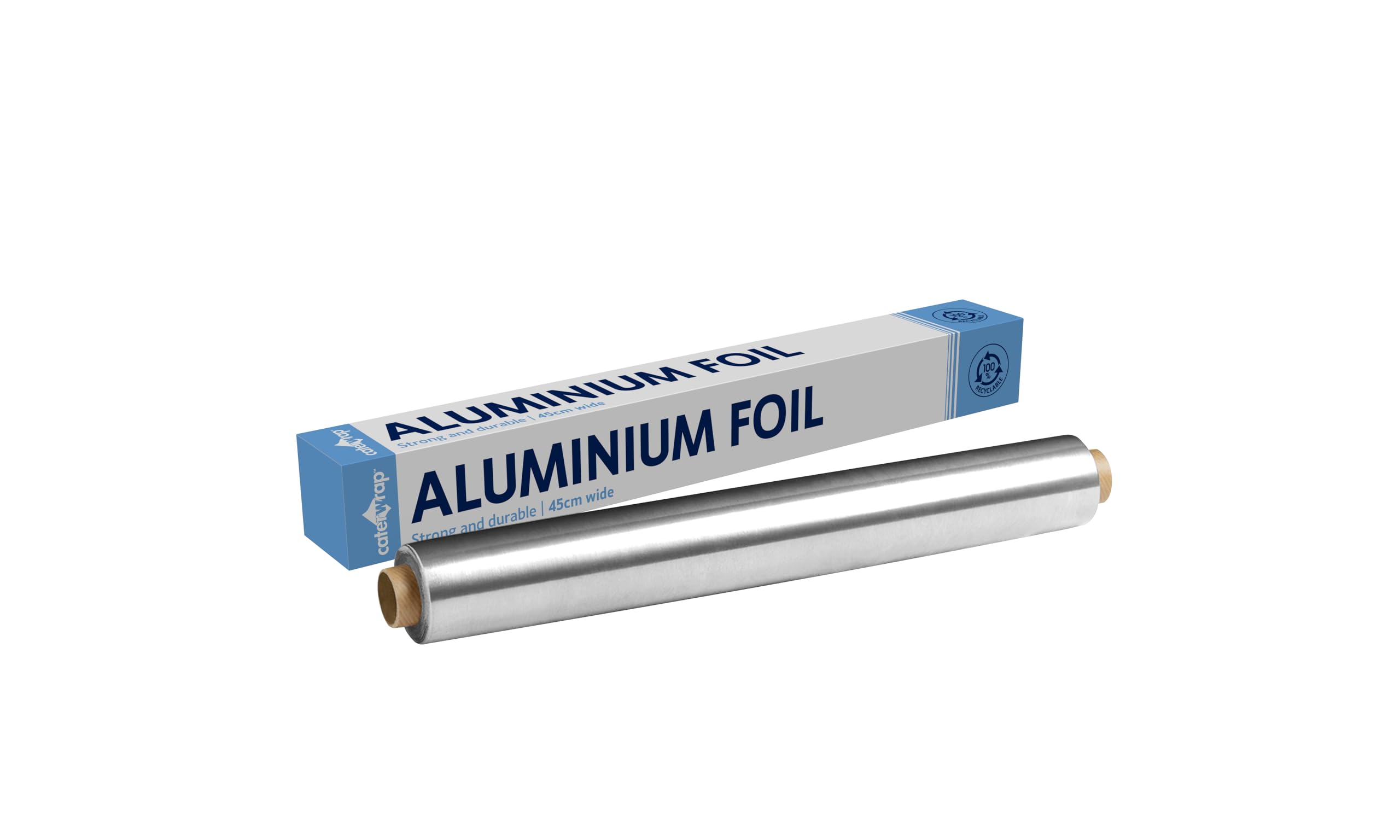 4 x Caterwrap Catering Aluminium Foil 45cms Wide x 70 Metres Long