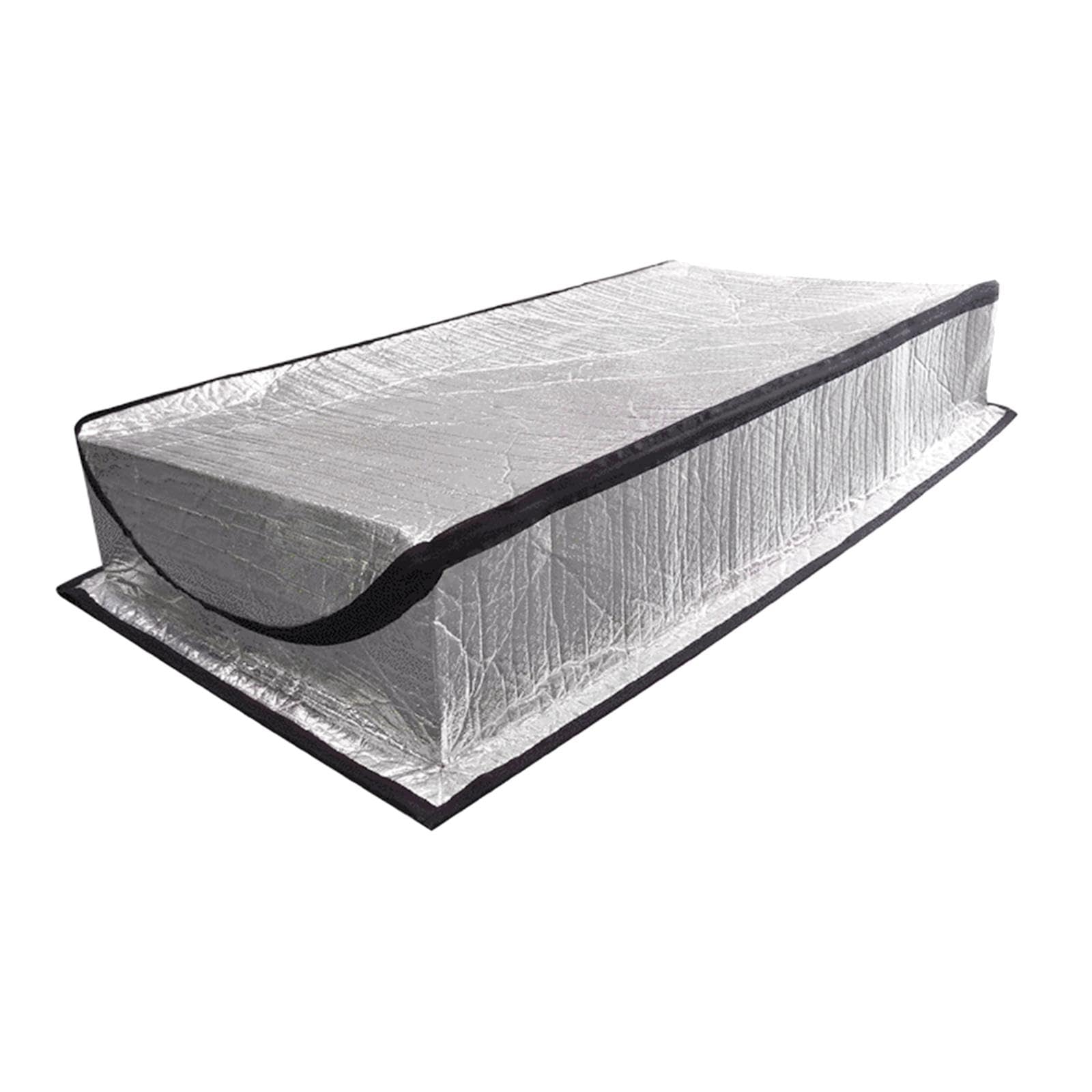 F Fityle Attic Door Insulation Cover, 25″x54″x11″ Loft Attic Insulation Winter Air Tight Attic Stairs Insulation Cover with Easy Zipper for Pull Down Stairs, Floor, Ladder, Stairs