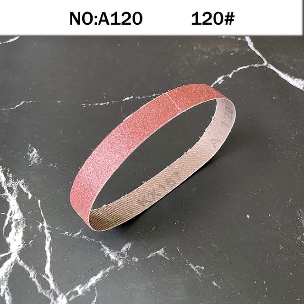 Nastri abrasivi 340mm * 18mm P36 - P2500 Nastro abrasivo per schermo abrasivo per legno Morbido metallo Levigatura Lucidatura Nastro abrasivo Sabbia 1/3 pezzi, 120, 3 pezzi