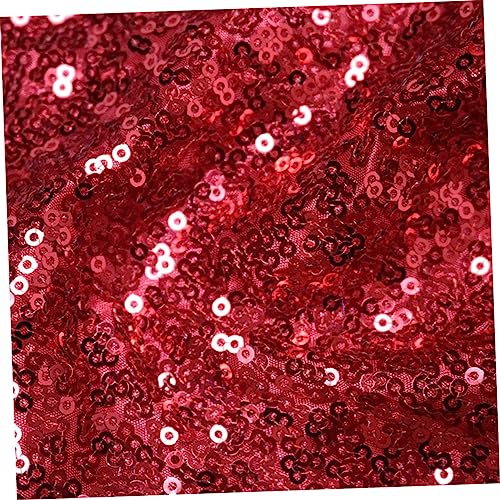 Nappe de table paillettes rouges décoration mariage buffet réception de fête