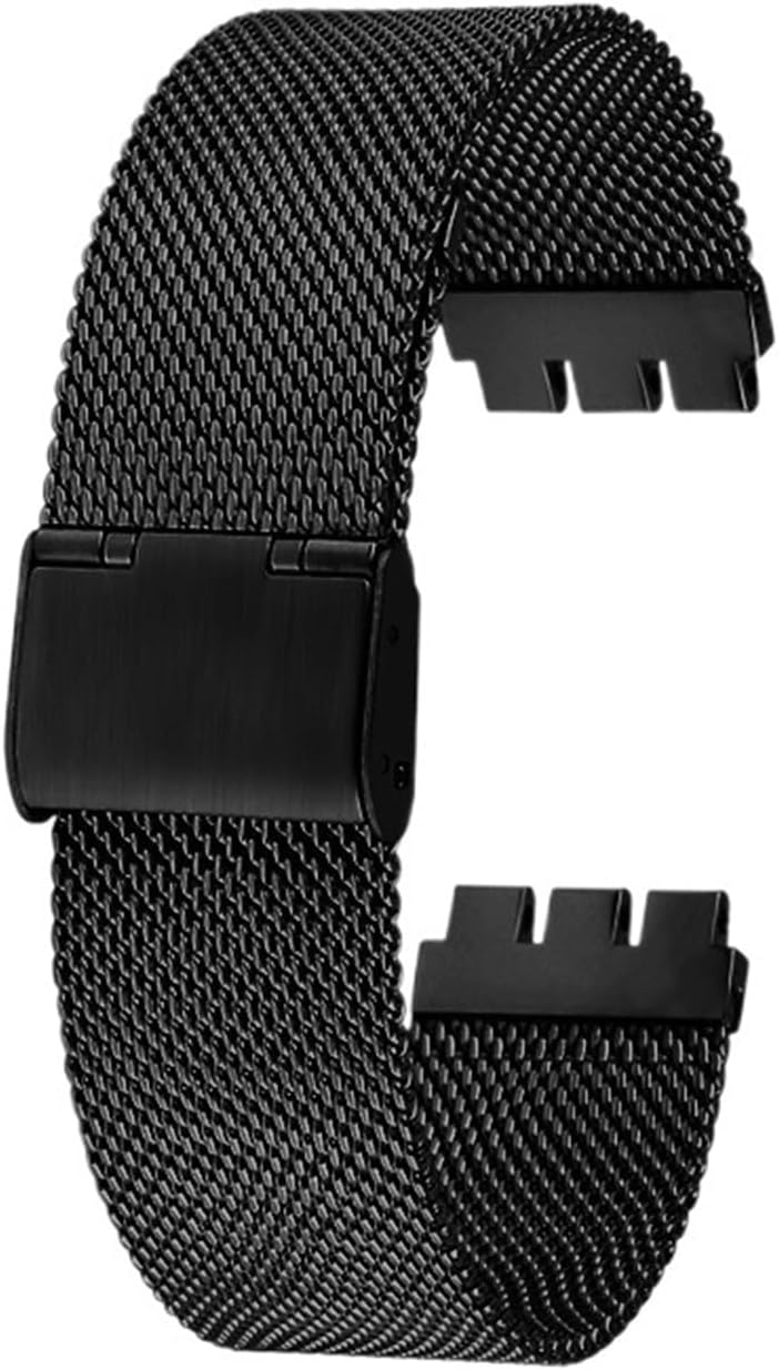 AXTGBHLFit For Milan Metal Watch Strap Fit For SWATCH YCS YAS YGS IRONY Stainless Steel Watchband 17mm 19mm 20mm Men Women Breathable Bracelet