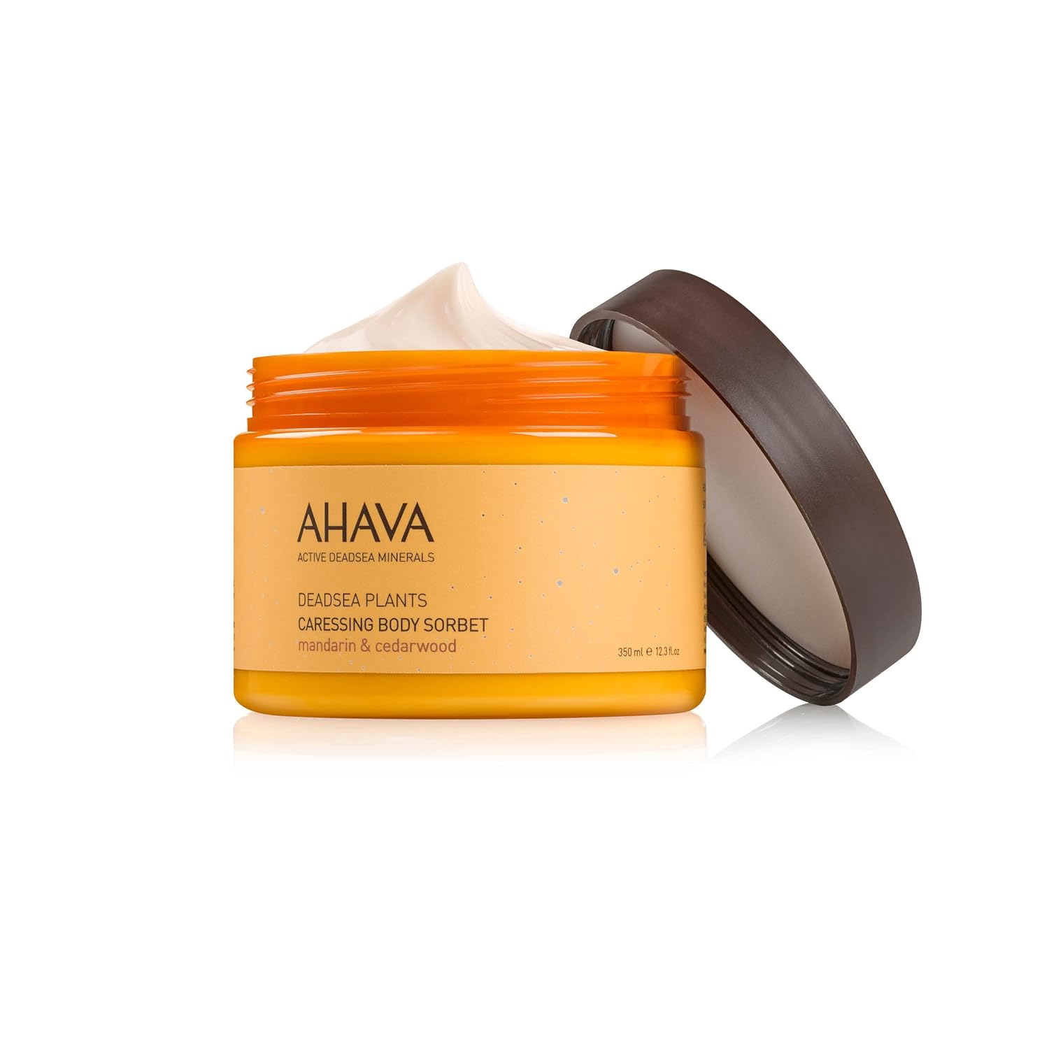 AHAVA Dead Sea Plants Caressing Body Sorbet, Mandarin & Cedarwood - Hydrate & Refreshes Skin, Enhances Suppleness, Envelops in Energizing Sensation, with Osmoter, Bisabolol, Vitamin B5 & E, 11.8 Fl.Oz - Image 3