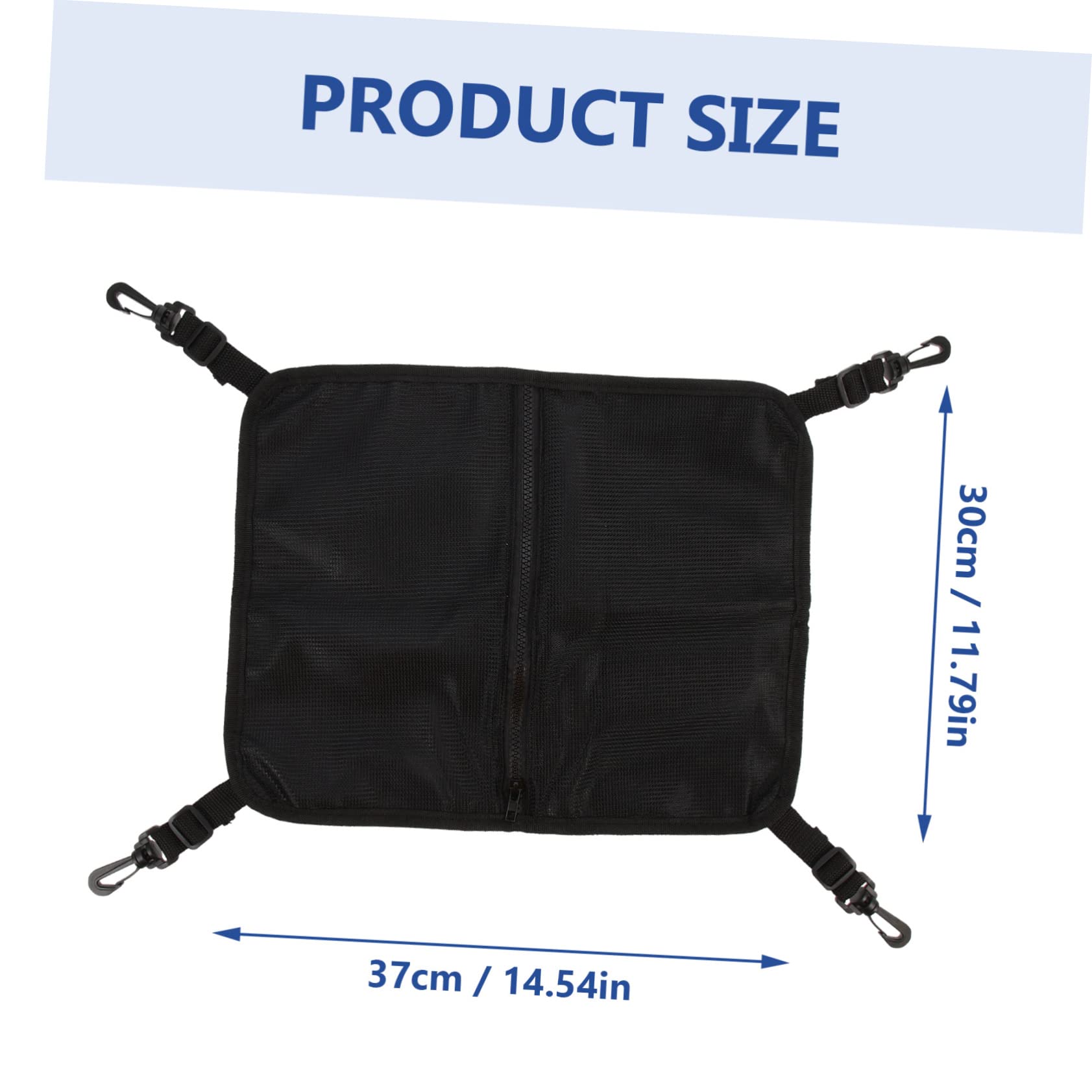 Happyyami Paddleboard Deck Pouch Lightweight Nylon Storage Bag with Multi Pockets for Surfing Essentials Easy Installation for Kayak and Paddleboard Use