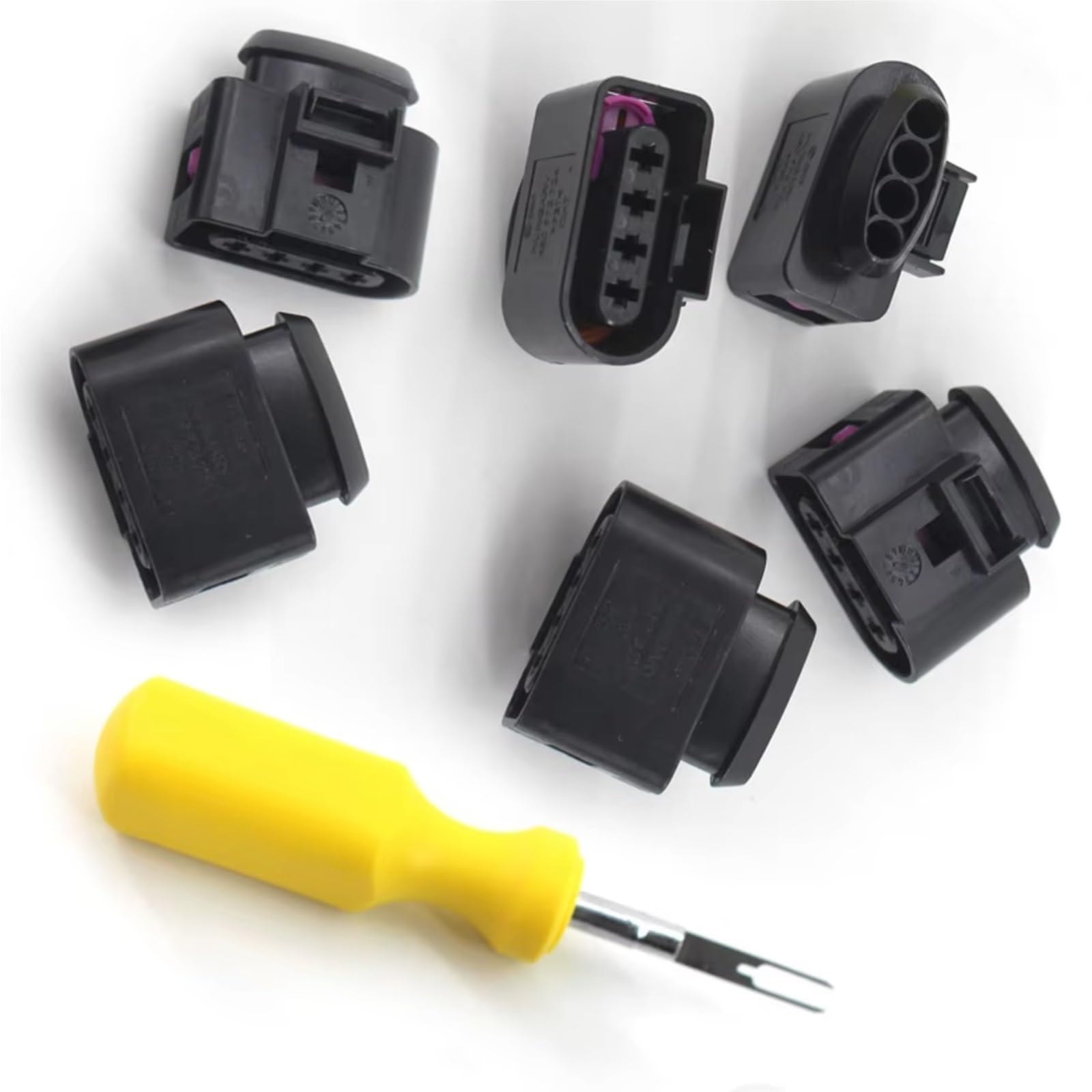 Kfz-Stecker für Skoda Rapid (2012–2016), Yeti (2010–2014) und Superb (2002–2015), Zündspulenstecker, Kabelbaumstecker 4B0973724