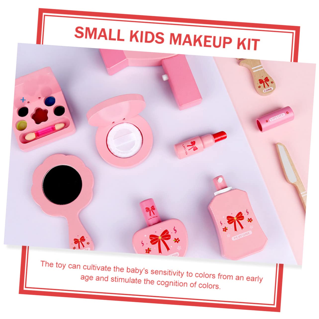 IMIKEYA Schminkset Für Junge Mädchen Spielzeug Kosmetik Spielzeug Für Zuhause Tragbares Schminkset Für Mädchen Kleines Kinderspielzeug