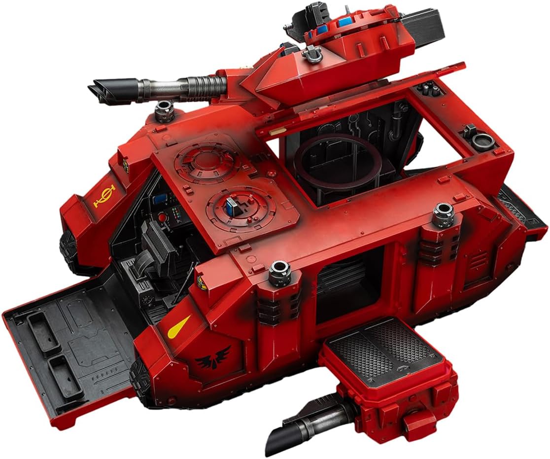 JOYTOY Warhammer 40K 1/18 Action Figure,Blood Angels -Predator Annihilator with Twin Lascannons 18.89" Flexible Collection and Display Model Gift for Age15+ JT01499
