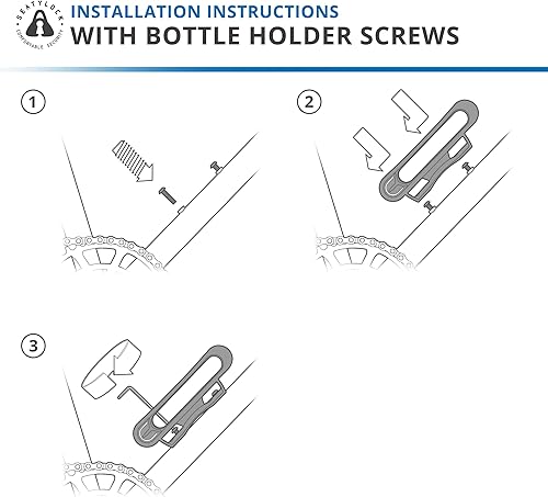 Miniatura 5 de FoldyLock - Funda de transporte para bicicleta clásica, ultra ligera para candado plegable y portátil, accesorio de fijación de bicicleta