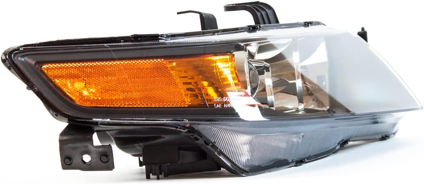 Headlamp Assembly Replacement For Acura 2004-2005 TSX, 2004 TSX, 2005 TSX Sedan HID Pair Set Headlight Driver & Passenger Side -AC2503112 , AC2502112 / 33151-SEC-A62 -DOT & SAE Compliant