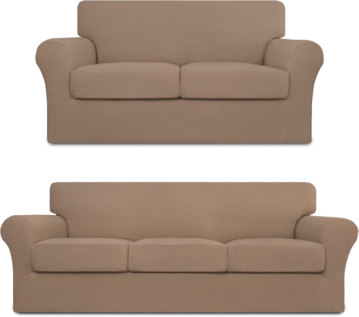 Easy-Going Product Bundles Separate Stretch Sofa Slipcover, Loveseat Slipover