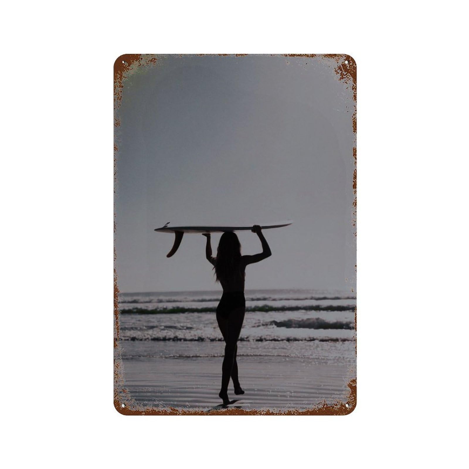 xiaoxiaoshen Vintage Beach Surfer (5) Wall Decor Art Metal Tin Poster Modern Home Decor Art Home Bar Shop Decorations Vintage Sign 30x20cm