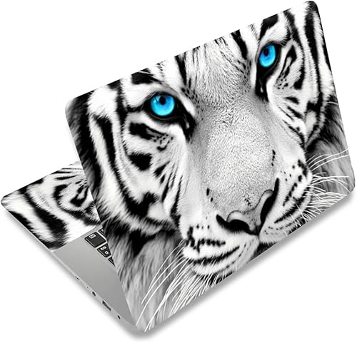 Miniatura 27 de PLIGREAT Calcomanías de vinilo reutilizables para portátil de radio vintage, calcomanías de vinilo para PC, portátiles, cubierta de teclado, Radio