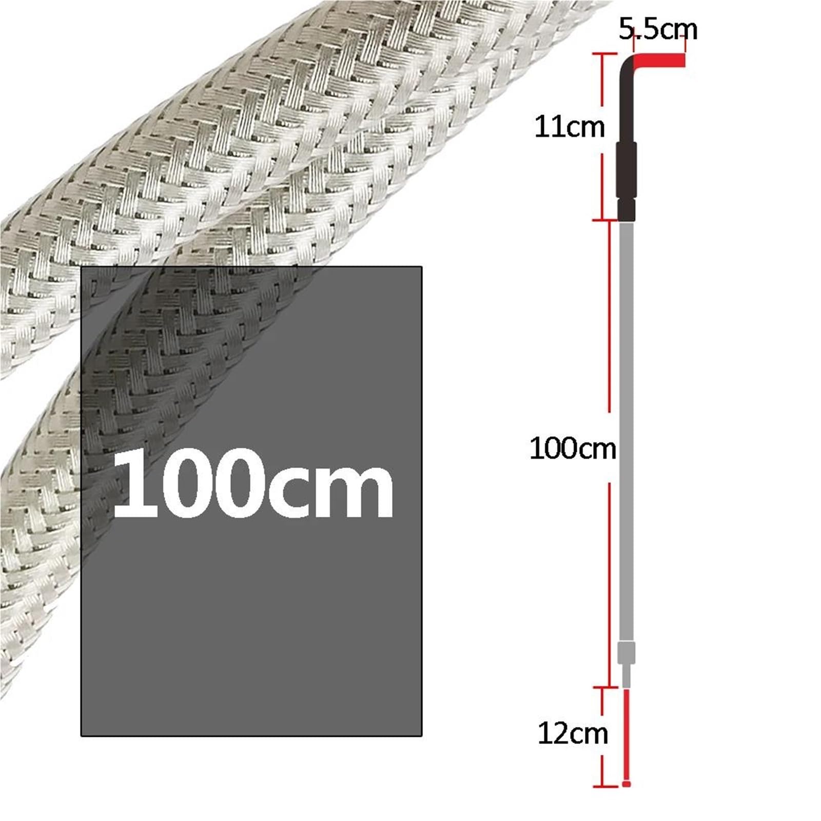Accesorio para Motocicleta Cable De Acelerador 39 Pulgadas Y 100 Cm, Velocidad para Harley para Davidson FLHR/C/I/Ci FLHT FLTR 2002 2003 2004 2005 2006 2007