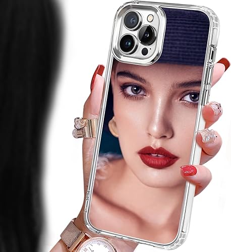 Cavdycidy Funda de espejo para iPhone 15 Pro Max para mujer, funda de espejo de acrĂlico que se puede utilizar para maquillaje al aire libre para Cavdycidy Funda de espejo para iPhone 15 Pro Max para mujer, funda de espejo de acrĂlico que se puede utilizar para maquillaje al aire libre para