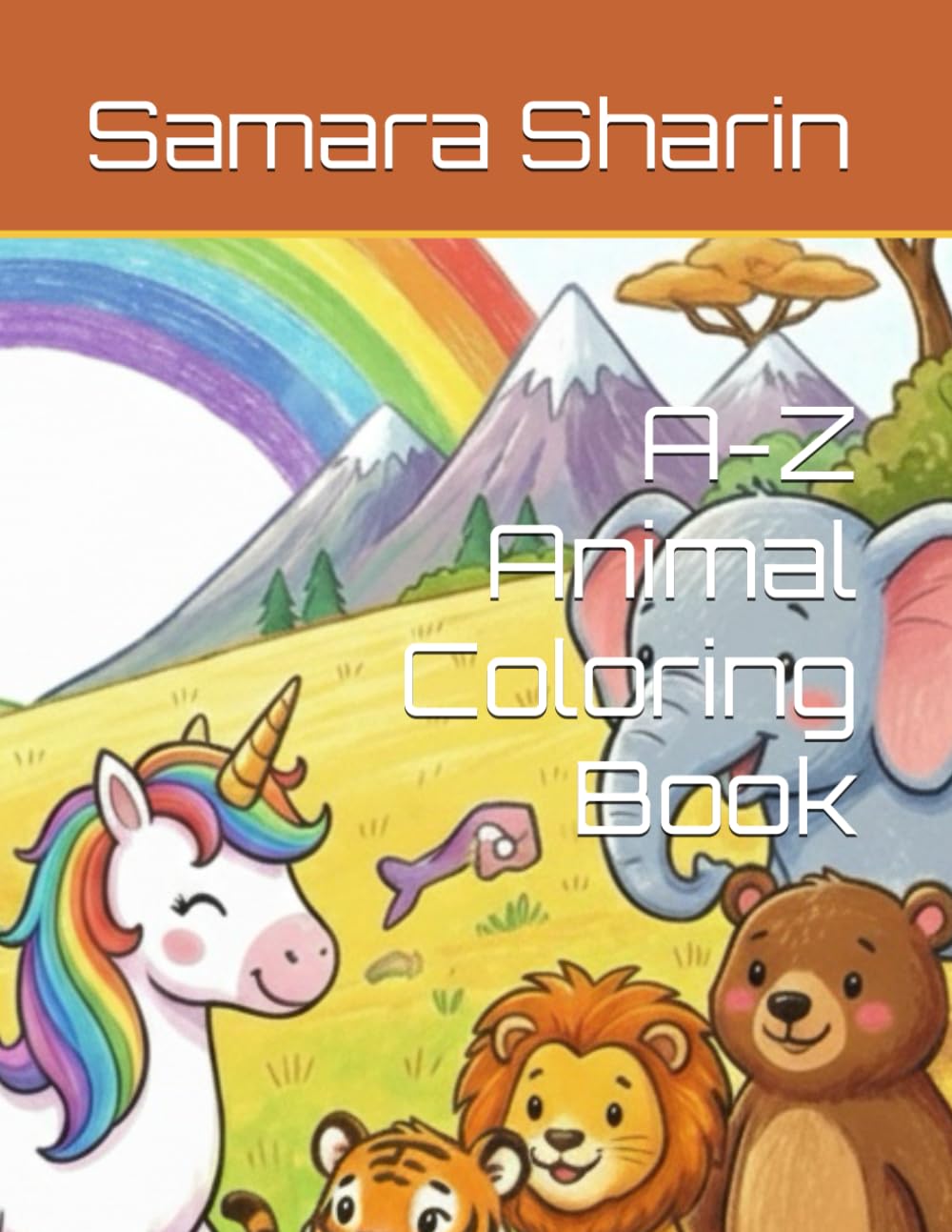 A-Z Animal Coloring Book (Little Scholars A-Z)