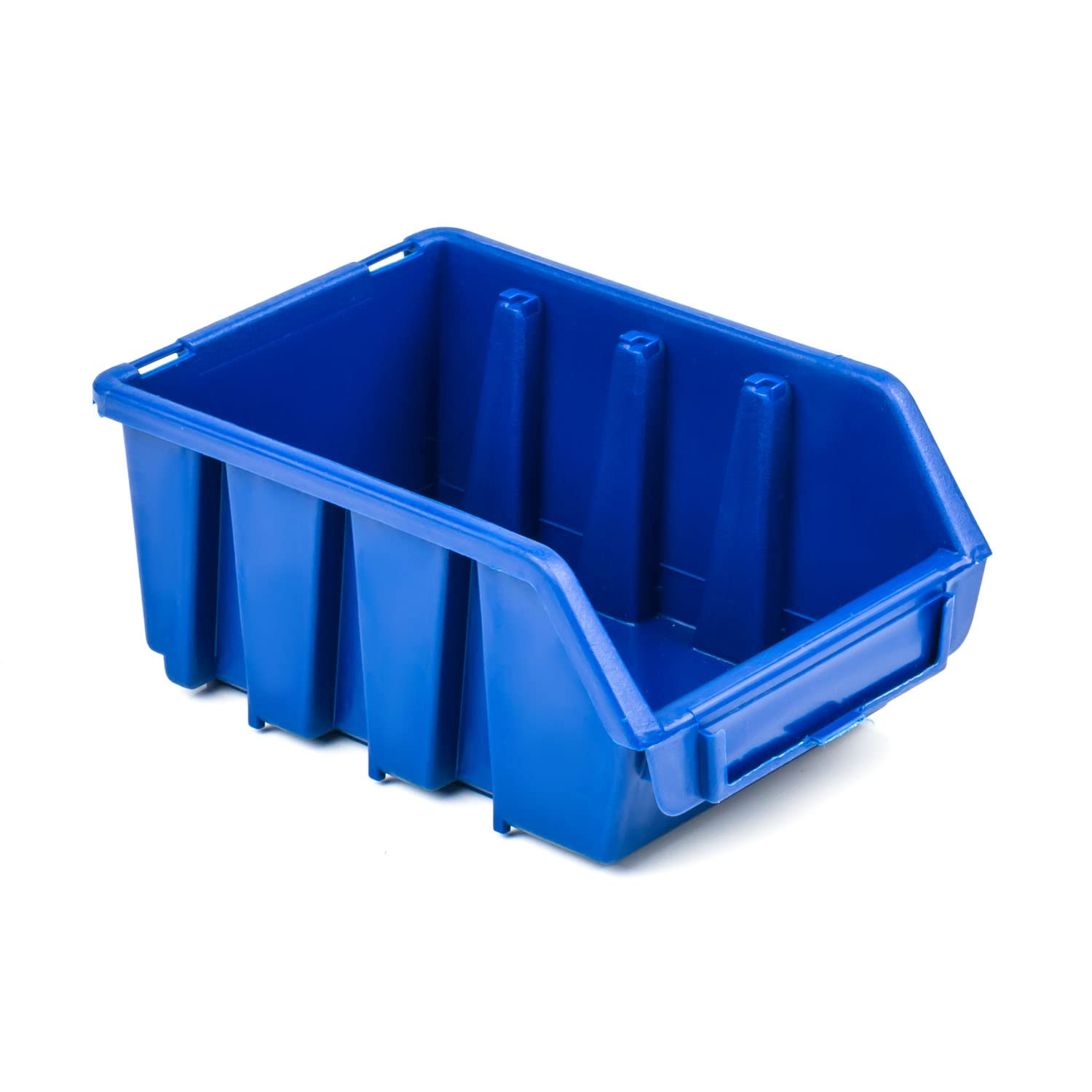 botle 50 cajas clasificadoras para taller, apilables, caja de almacenamiento, caja azul, 16 x 11,5 x 7,5 cm, caja clasificadora de plástico