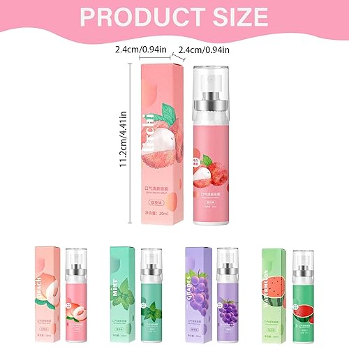 Miniatura 3 de Aerosol oral probiótico para respirar, para ir a la boca, aroma a frutas, en cualquier momento y en cualquier lugar, portátil, refrescante, fresco,