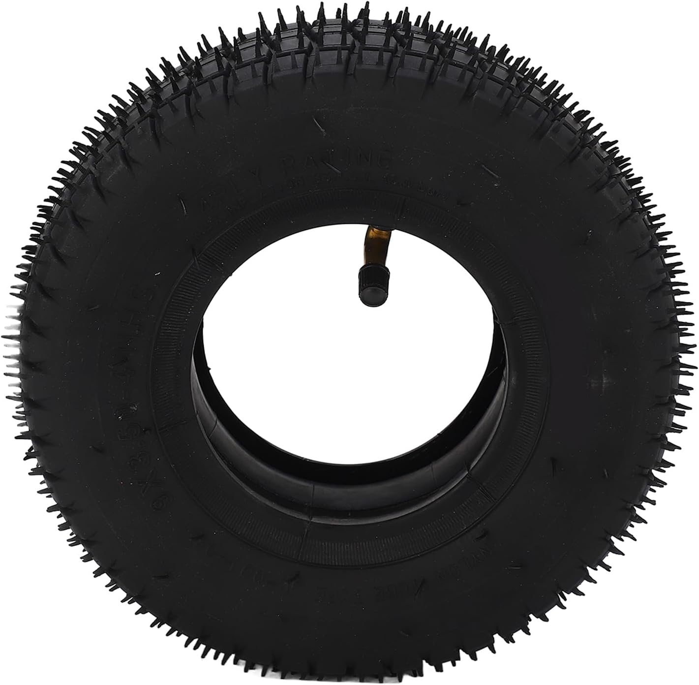 Alomejor Rubber Electric Scooter Tire, Thickened Wheel Tire with Anti Skid Design for 9x3.50 4 Tires