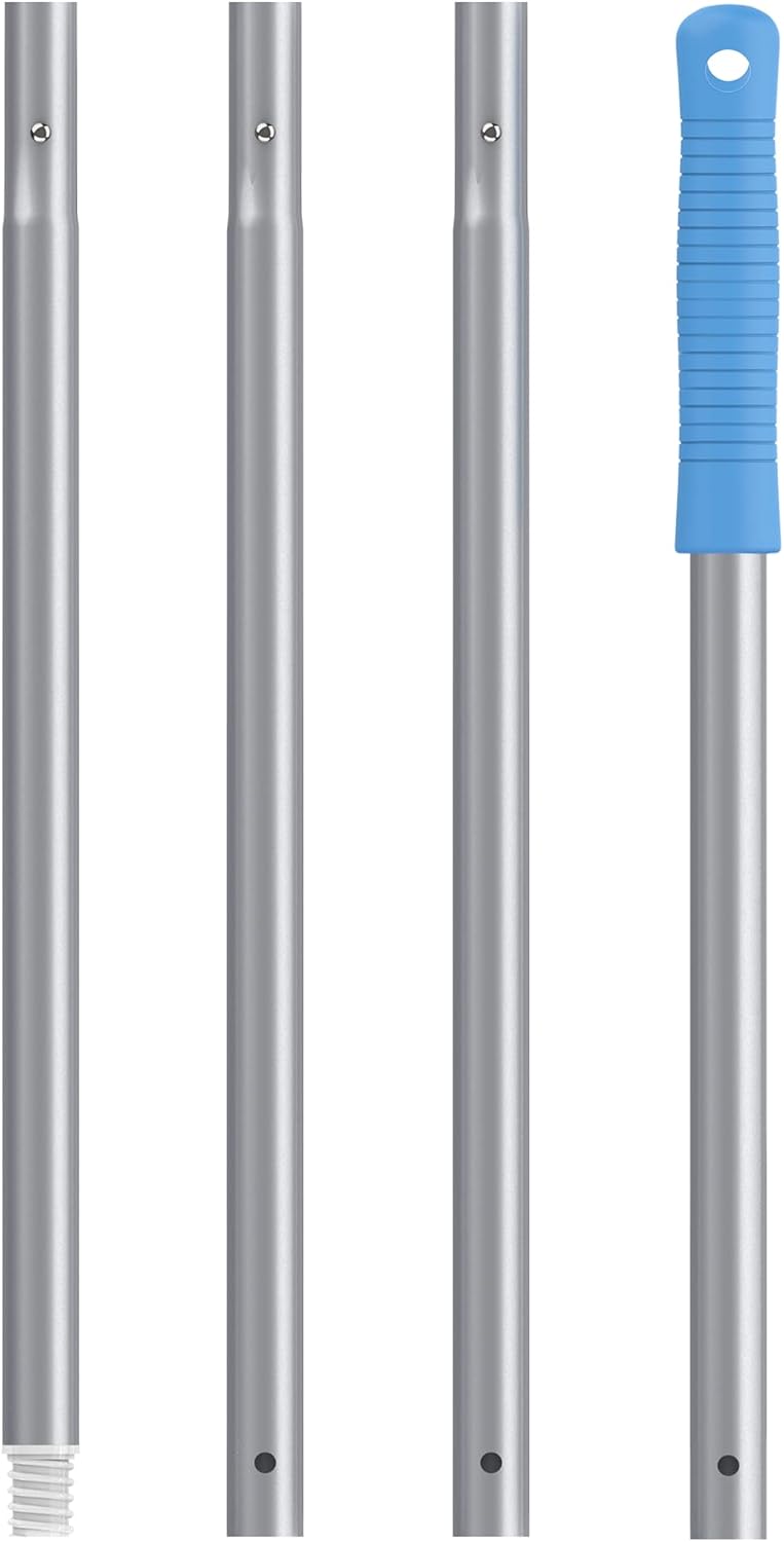 MR.SIGA 54.3 inch Long Extension Pole, Adjustable 4 Pieces