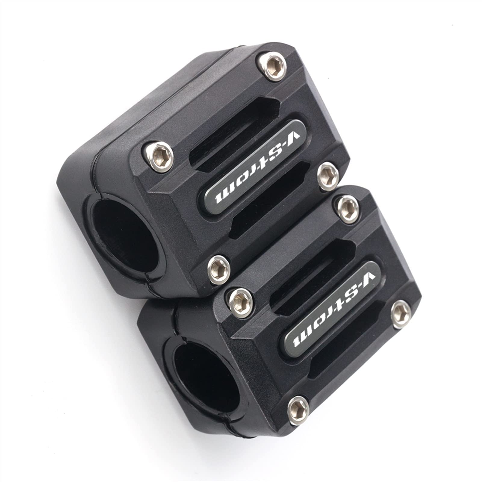Protección de barra de choque Suzuki V-Strom DL650 y DL1000 acabado Titanium A duradero