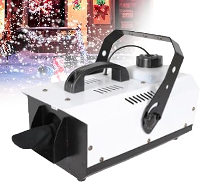 Snow Machine,High-velocity Snow Machine, Remote Control Snow Spray Machine,Snow Making Machine,for Christmas,Stage Effect Wedding,Winter Party,White