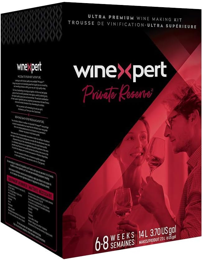 Winexpert Eclipse Italian Piedmont Nebbiolo with Grape Skins 18 Liter Wine Making Kit (3115)