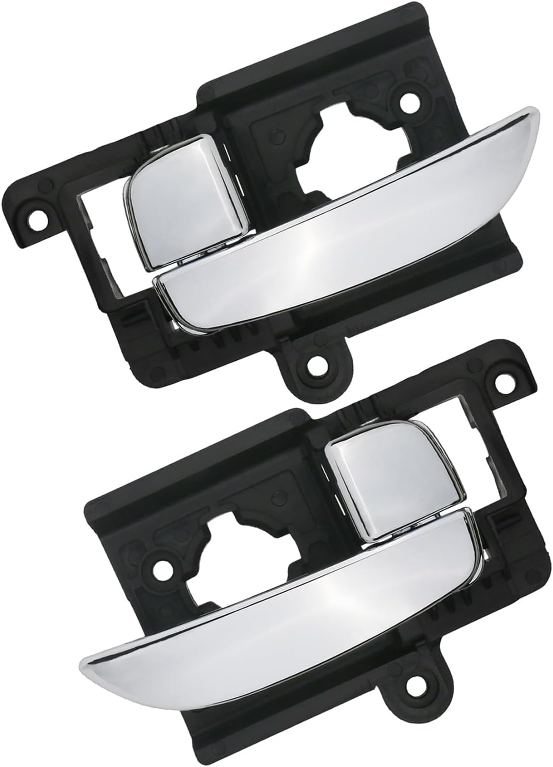 Door Handle Driver and Passenger Side | Pair | Interior | Front/Rear | Chrome | Compatible with Hyundai Elantra 2007 2008 2009 2010 Replacement 826100Q000, 826200Q000