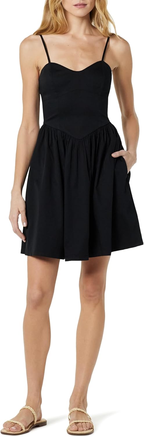 The Drop Womens Perla Shaped Waist Mini Dress