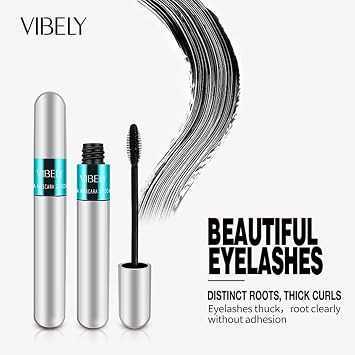 2 in 1 Mascara for VIBELY 5x Longer Waterproof Lash Cosmetics Mascara