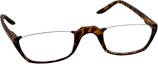 TruVision Readers - Semi-Rimless Reading Glasses w Spring Hinges for Men and Women 9507H 9507HP