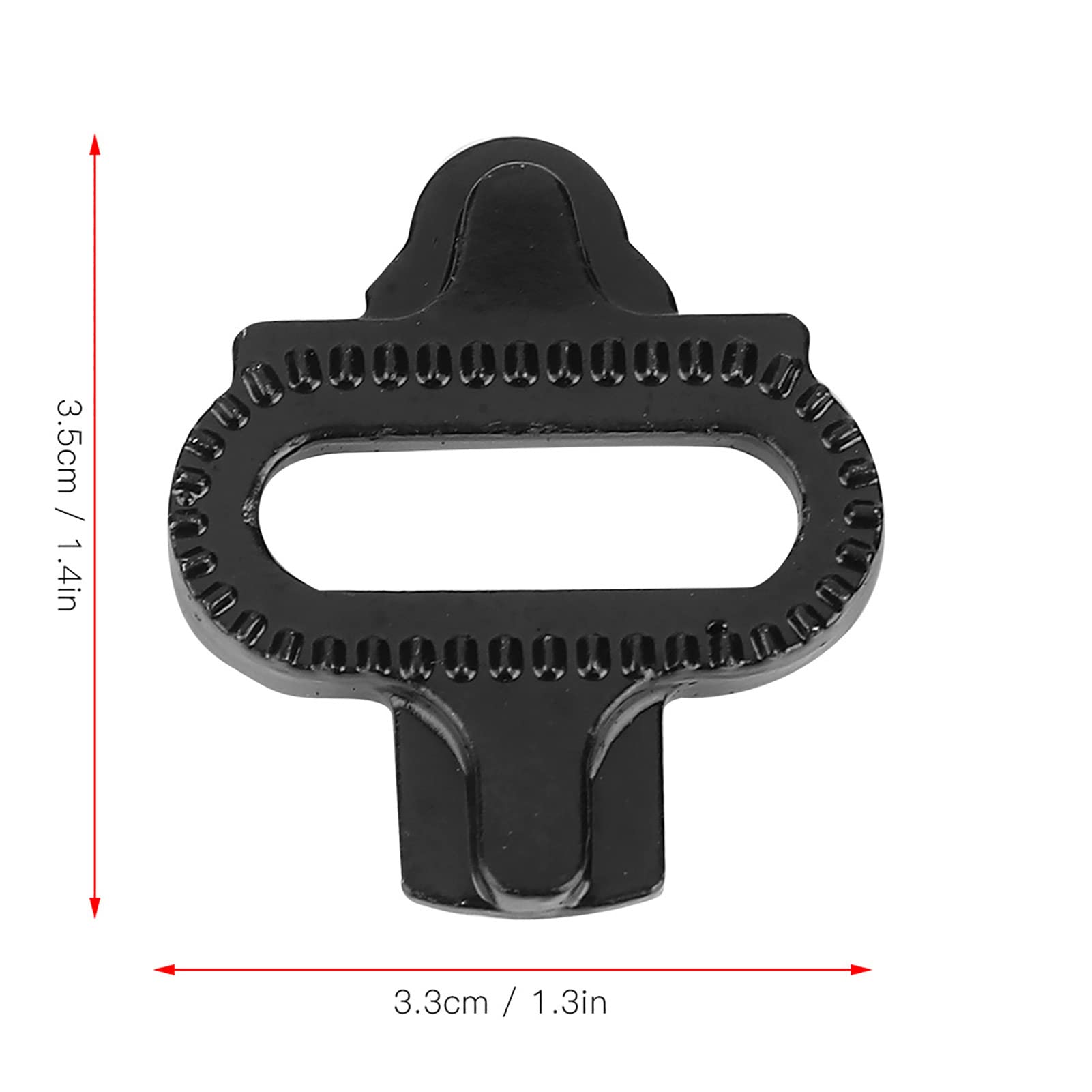 NDNCZDHC 2PCS Bike Pedal Cleat with Spacers Steel Bike Shoe Cleats Pedal Locking Plate Cycling Cleats for M094 823 WM001 M19 W01 C099 M17C