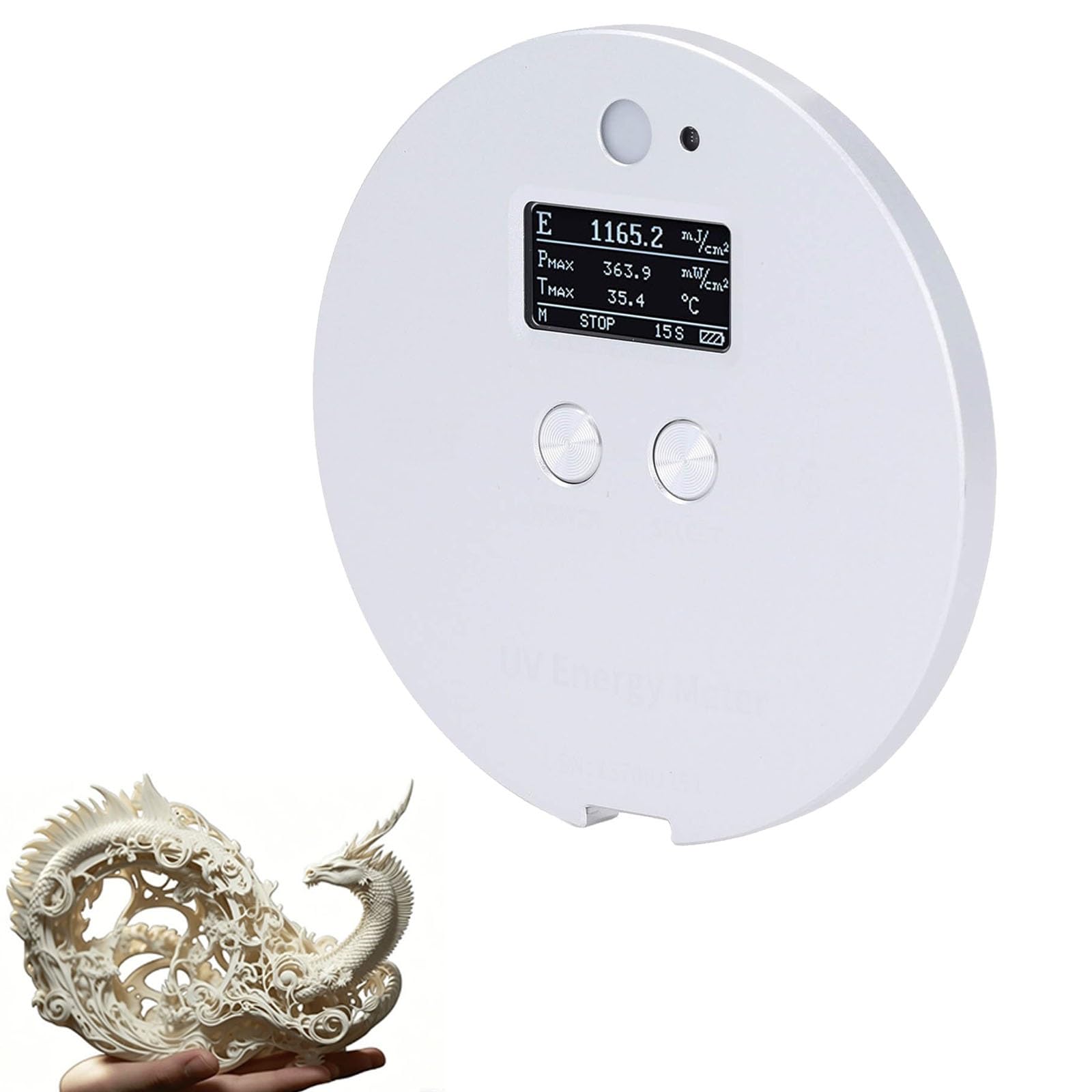 Medidor ultravioleta | Mide la energía ultravioleta, la intensidad ultravioleta y la temperatura, solo 7,6 mm de espesor, 2048 veces/s(LS136)