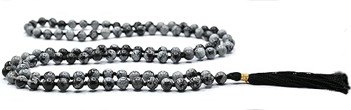 Miniatura 4 de Amazing Gemstone Japa Mala - Collar de 108 cuentas de oración y pulsera de muñeca Mala para meditación