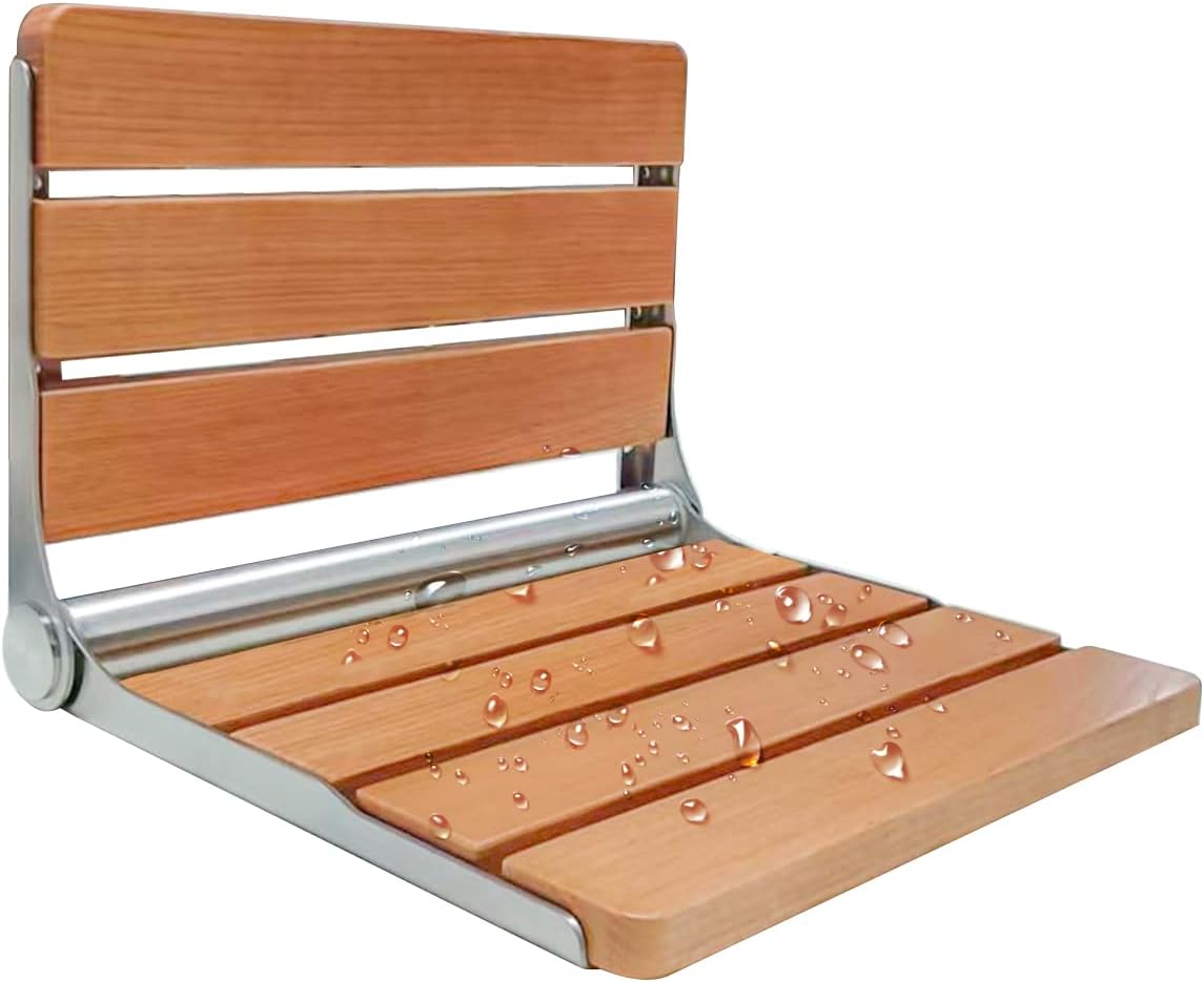 Folding Shower Seat Wall Mounted Shower Bench Teak Folding