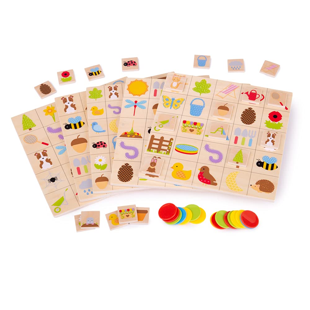 Bigjigs Toys Garden Bingo Board Game