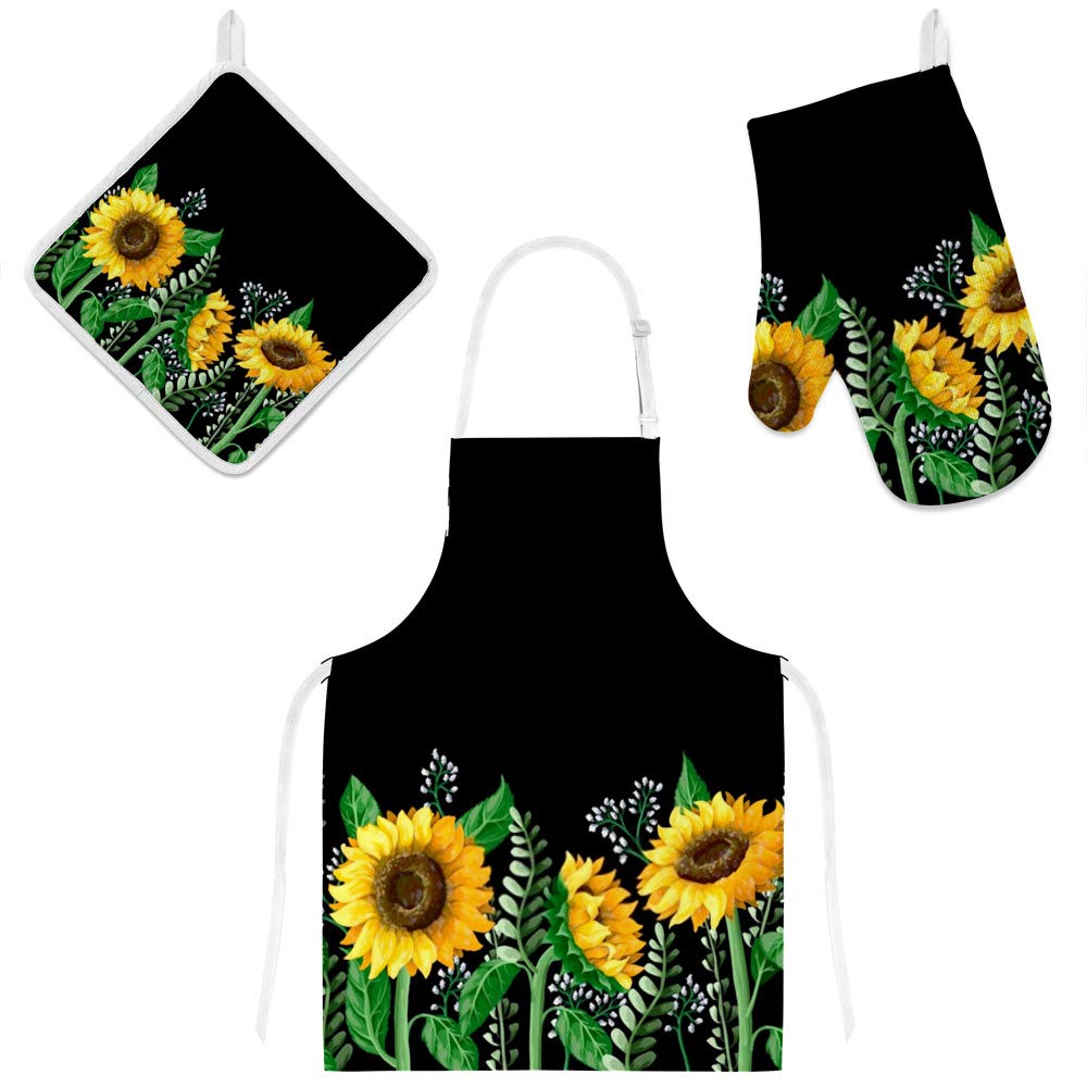 Tabliers de cuisine pour cuisson et jardinage CHEHONG à motifs floraux